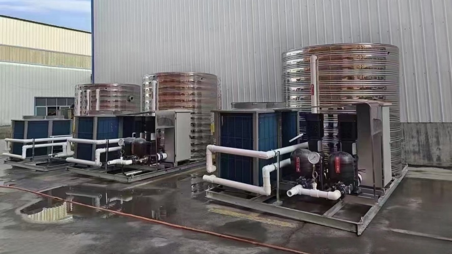 Yaşıllaşdırma üçün öz-özünə qurulmuş sənaye parkının yaradılması! İki mənbəli istilik nasosları sıfır karbonlu fabrik binaları üçün yeni etalon təyin edir.